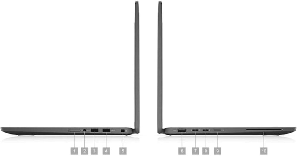 Dell Latitude 7430 14" Laptop, Intel Core i7-1265U, 512GB SSD 32GB RAM, Windows 11 PRO, Black (Renewed) - Image 2