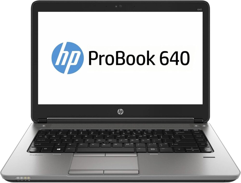 HP ProBook 640 G1 14in Laptop, Intel Core i5-4300M 2.6GHz, 8GB Ram, 256GB SSD, Windows 10 Pro 64bit, Black (Renewed)