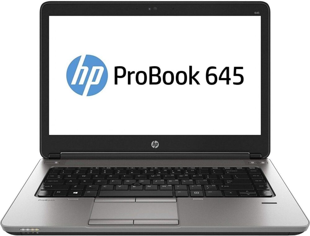 HP Probook 645 G1 14" Laptop, AMD A6-4400M, 4GB RAM, 128GB SSD, Windows 10 Pro, Black (Renewed)
