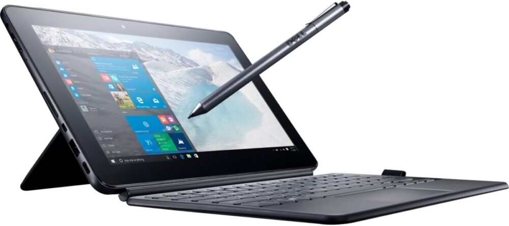 Dell Latitude 5175 2-in-1 FHD Tablet, Intel Core M5-6Y57 Upto 2.8 GHz Dual Core, 8GB Ram, 256GB SSD, HDMI, Win 10 Pro, Black (Renewed)