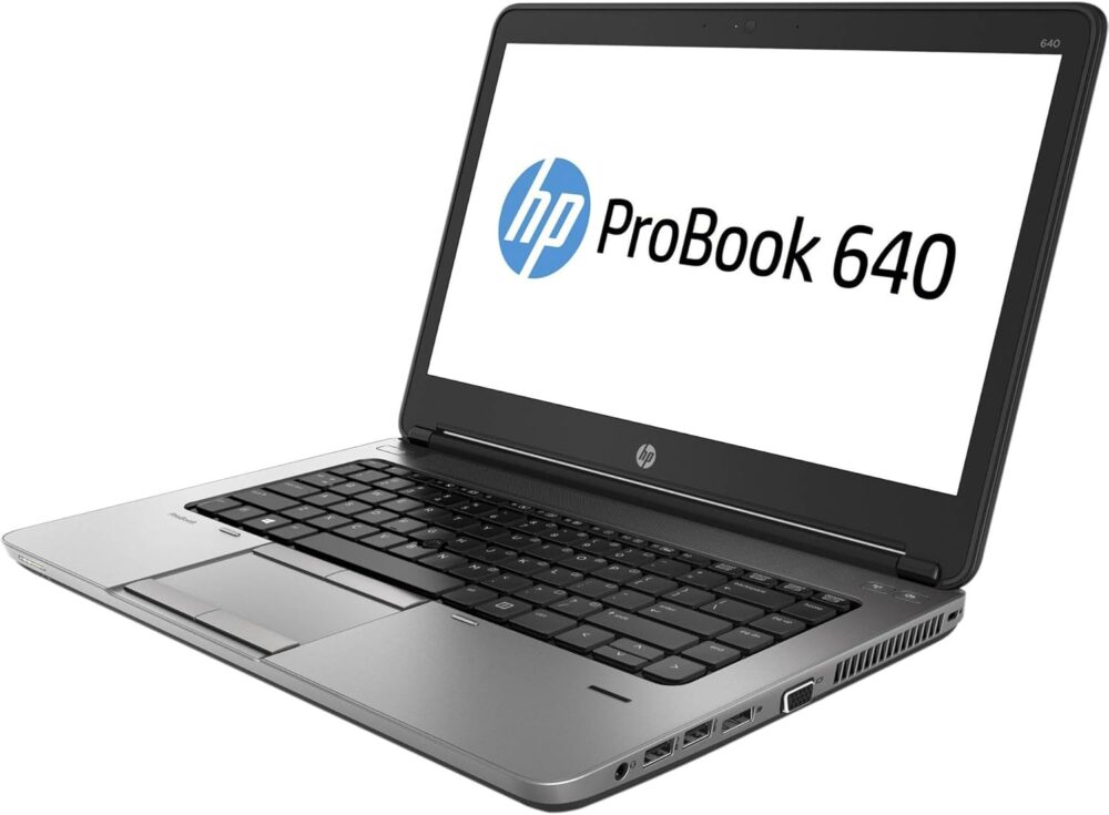 HP ProBook 640 G1 14in Laptop, Intel Core i5-4300M 2.6GHz, 8GB Ram, 256GB SSD, Windows 10 Pro 64bit, Black (Renewed) - Image 3