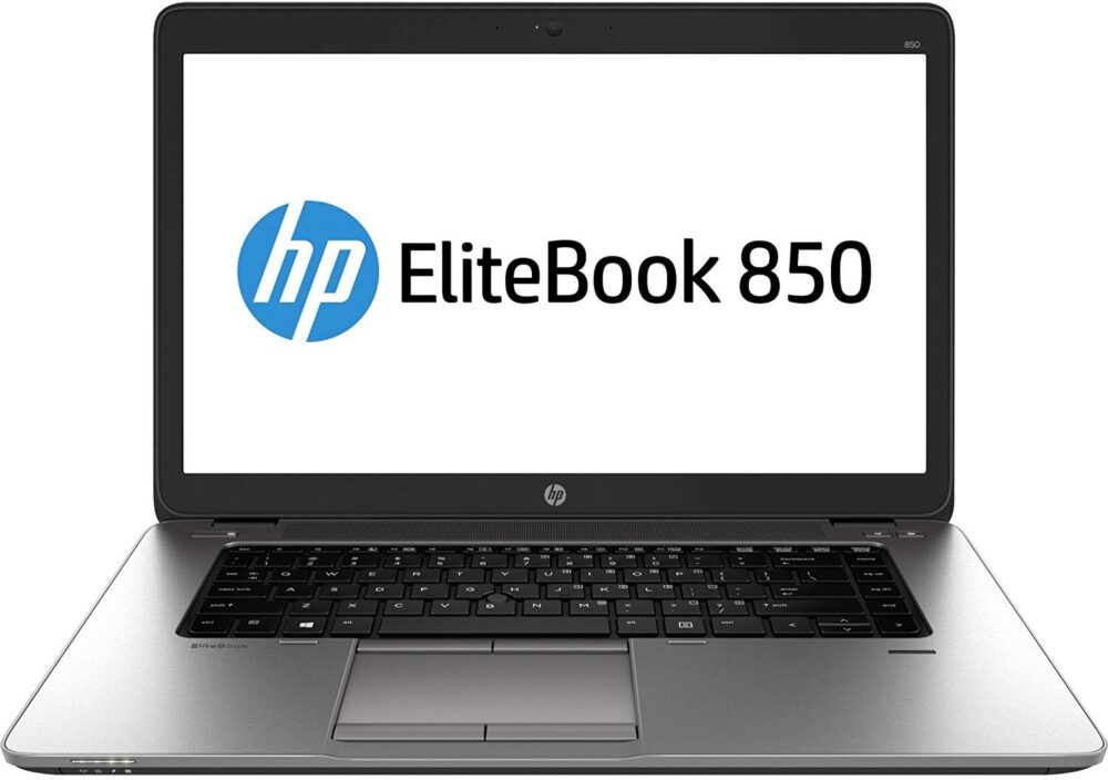 HP Elitebook 850 G1 15" Laptop, Intel Core i5-4300U 1.9GHz, 8GB RAM, 240GB Solid State Drive, Windows 10 Pro, Black (Renewed)