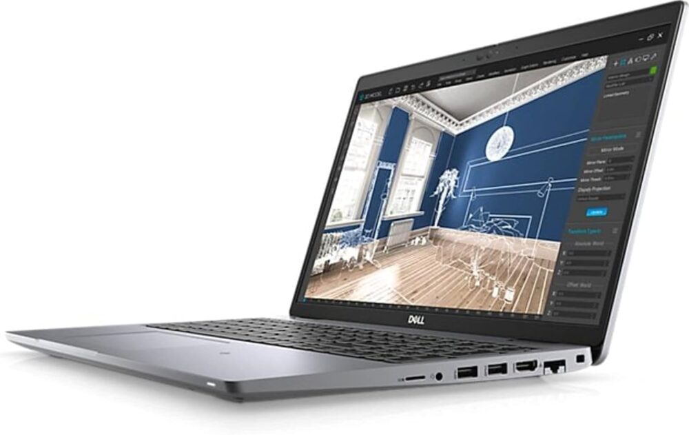 Dell Precision 3560 Workstation Laptop, 15.6" 1920x1080 FHD, Intel Core i7-1165G7, 512GB SSD, 16GB RAM, Windows 11 Pro, Silver (Renewed) - Image 3