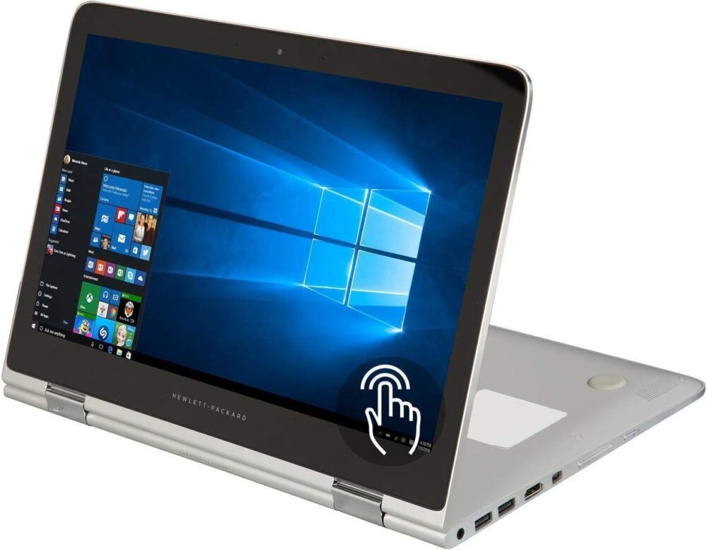 HP Spectre Pro x360 G2 Convertible Laptop, Touchscreen 13.3in QHD (2560X1440), Intel Core i7-6600U, 16GB LPDDR3 Ram, 512GB SSD, Bluetooth, WiFi, Webcam, Backlit Keyboard, Win 10 Pro, Silver (Renewed) - Image 4