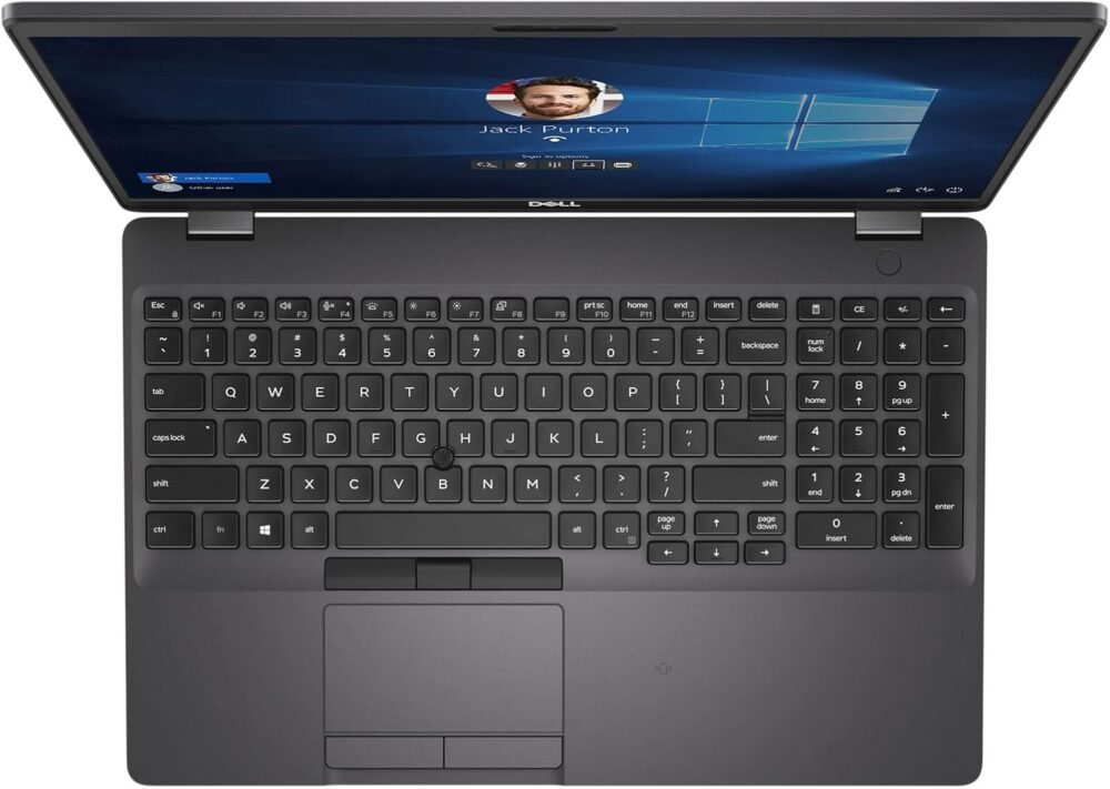 Dell Precision 3540 15" Laptop, Intel Core i5-8365U 1.6GHz, 16GB RAM, 512GB Solid State Drive, Windows 11 Pro, Black (Renewed) - Image 2