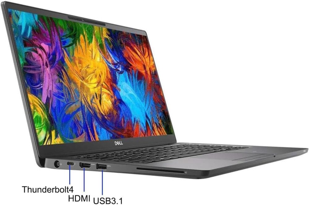 Dell Latitude 7400 Business Laptop, 14" FHD (1920 x 1080), Intel Core i5-8365U 1.6GHz, 16GB RAM, 512GB SSD, Backlit Keyboard, CAM, Windows10 Pro, Silver (Renewed) - Image 3