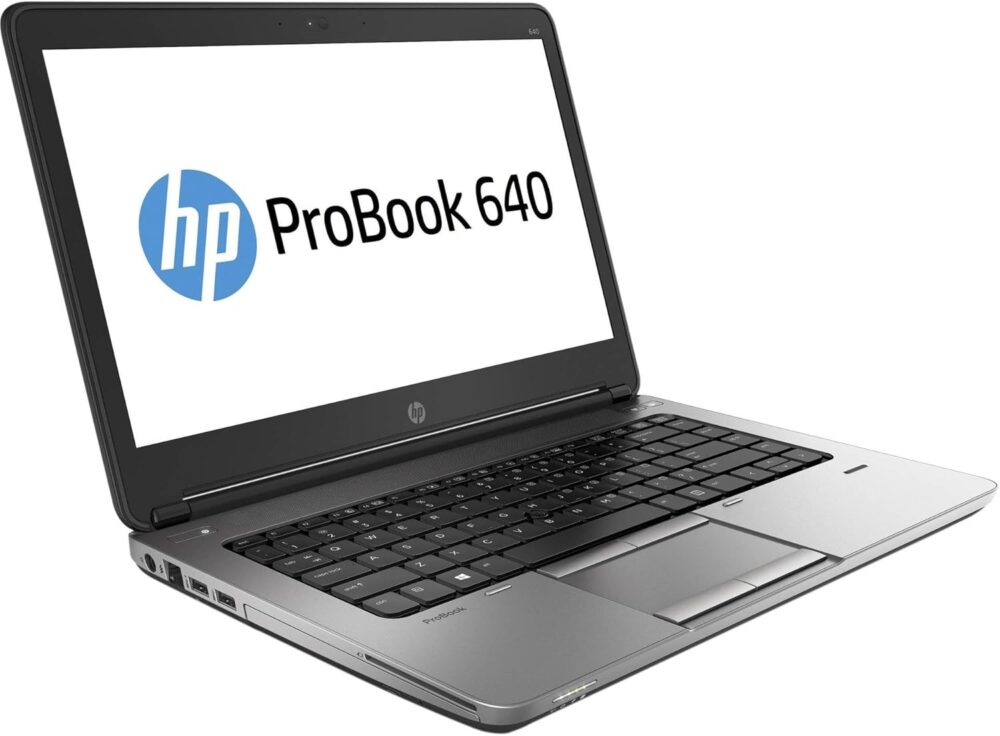 HP ProBook 640 G1 14in Laptop, Intel Core i5-4300M 2.6GHz, 8GB Ram, 256GB SSD, Windows 10 Pro 64bit, Black (Renewed) - Image 2