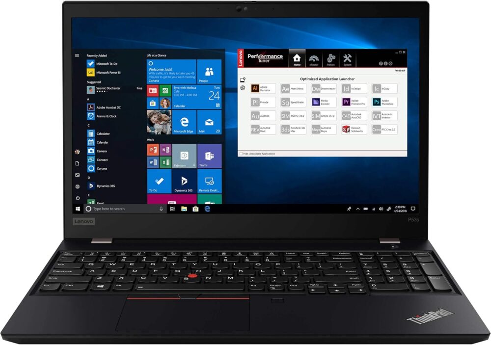 Lenovo ThinkPad P53s Home & Business Laptop, Intel Core i7-8665U 4-Core,16GB RAM, 512GB SSD, Quadro P520,15.6" Full HD91920x1080 Fingerprint, Backlit Keyboard, WiFi,Bluetooth, Win 10 Pro, Black (Renewed)