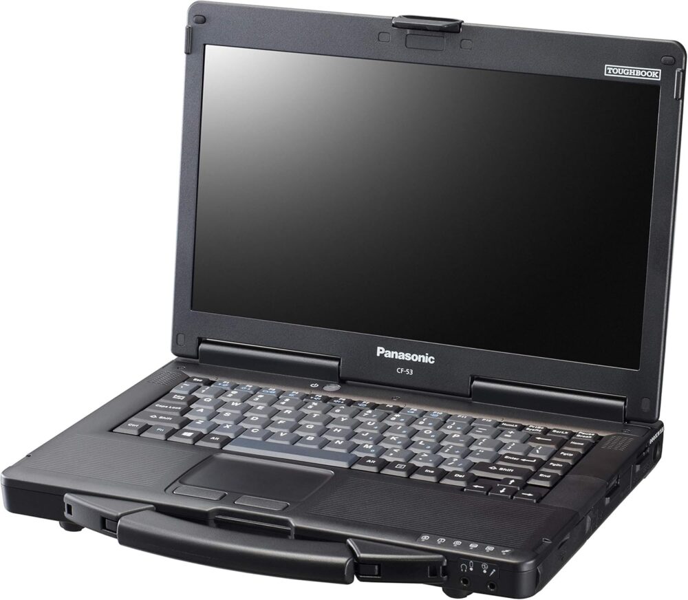 Panasonic Toughbook CF-53 MK1 Laptop, Intel Core i5-2520M 2.5GHz, 14" HD Display, 8GB Ram, 240GB SSD, Windows 10 Pro, WiFi, Bluetooth, DVD-RW, Black (Renewed) - Image 2