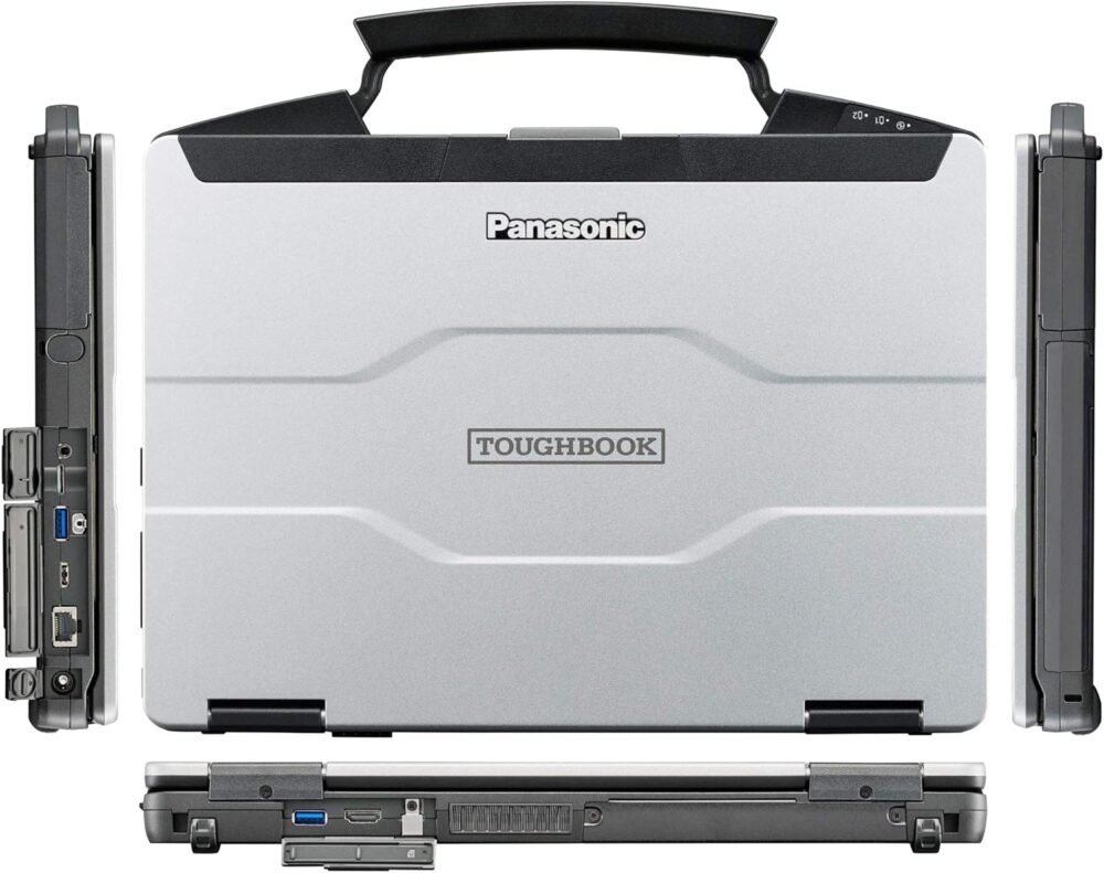 Panasonic Toughbook 55, FZ-55, MK1, Intel Core i5-8365U, 1.6GHz up to 4.1GHz, 6MB Cache, 14.0" HD Non-Touch, 8GB, 512GB SSD, HDMI, BT, USB-Ax2,USB-Cx1, LAN, Webcam, Backlit Keyboard, Windows 10 Pro, Black (Renewed) - Image 3