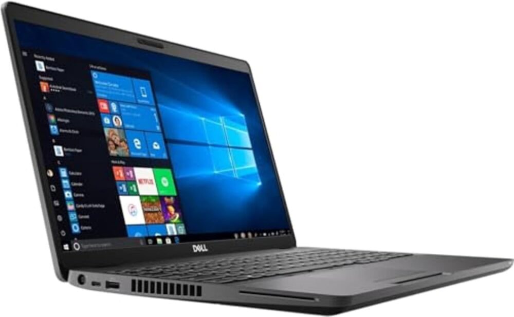 Dell Latitude 5500 15.6" Laptop, Intel Quad Core i7-8665U, 16GB DDR4 RAM, 512GB SSD, Backlit Keyboard, HDMI, Windows 10 Pro, Black (Renewed) - Image 2