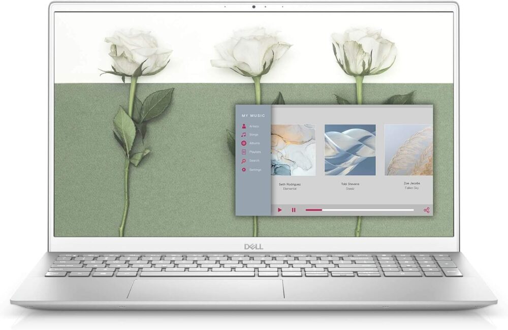 Dell Inspiron 5502 15.6" FHD Non-Touch Laptop, Intel Core i5-1135G7, 8GB RAM, 512GB SSD, Intel Iris Xe Graphics, Windows 10 Home, Silver (Renewed)