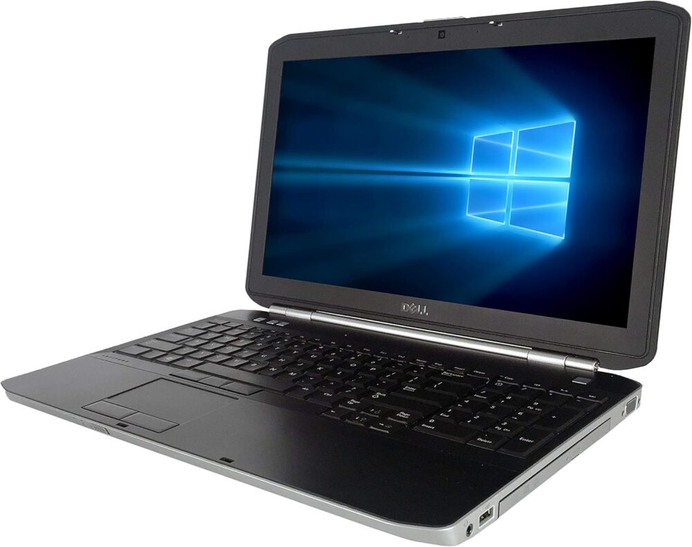 Dell Latitude E5520 15.6" Business Laptop, Intel Core i5-2410M, 8GB DDR3 Ram, 320GB Hard Drive, DVD, WiFi, VGA, HDMI, Windows 10 Pro, Black (Renewed) - Image 3