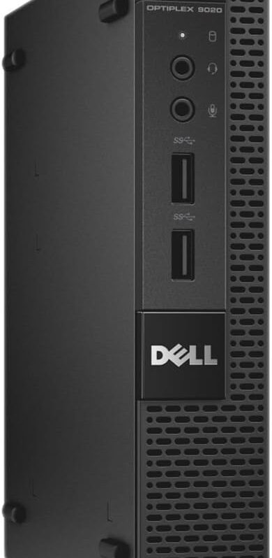 Dell Optiplex 9020 Micro Tower Computer, Ultra Small Tiny PC, Intel Core i5-4590T, 8GB Ram, 256GB SSD, Windows 10 Pro, Black (Renewed)