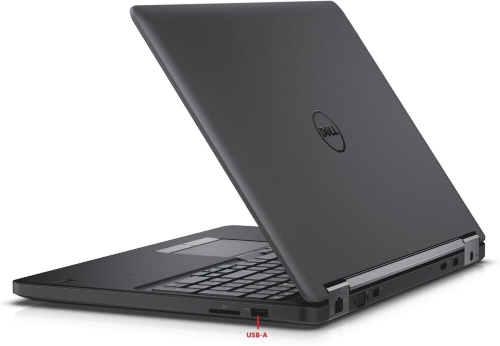 Dell Latitude E5450 14in Laptop, Intel Core i5-5300U,  8GB RAM, 256GB Solid State Drive, Windows 10 Pro, Black (Renewed) - Image 4