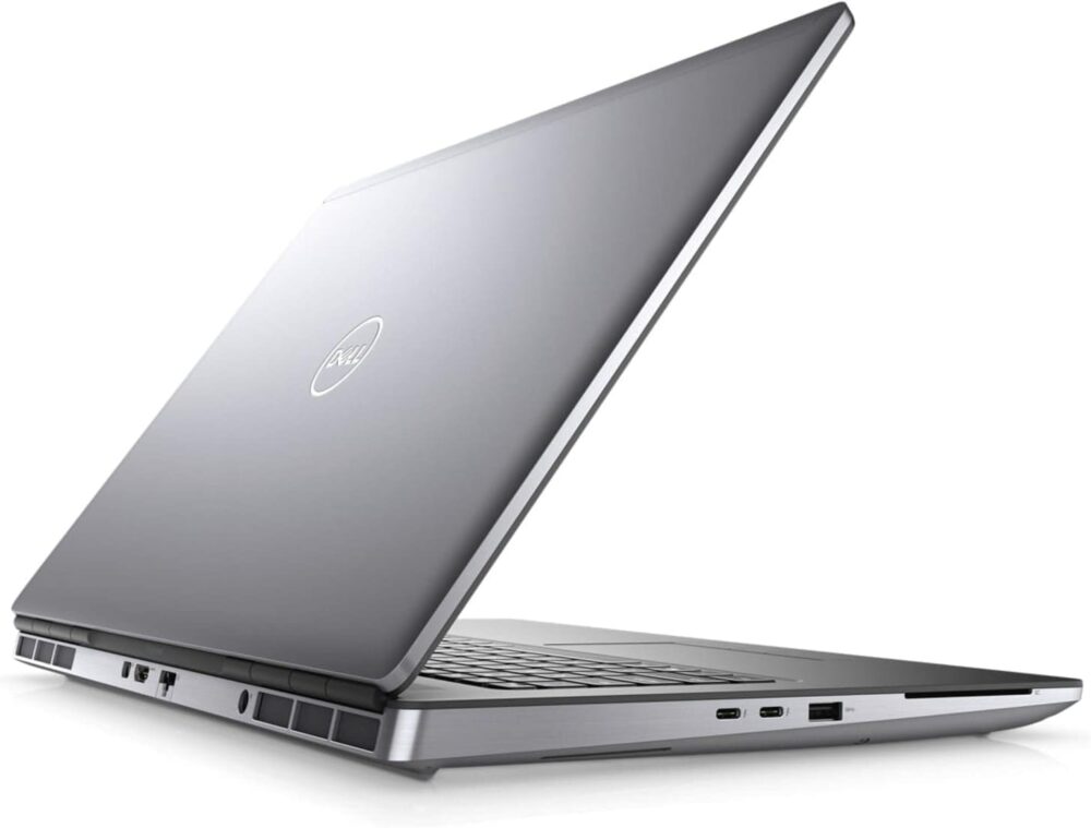 Dell Precision 7760 Workstation Laptop, 17.3" 1920 x 1080 FHD Display, Intel Xeon W-11955M, 1TB SSD Hard Drive, 64GB RAM, Nvidia RTX A5000, 8 cores @ 5 GHz 16GB GDDR6, Windows 11 Pro, Silver (Renewed) - Image 3