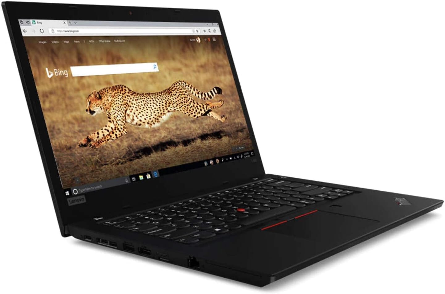 Lenovo ThinkPad L490 14" Laptop, Intel Core i5, 16GB RAM, 256GB SSD, Win11 Pro, Black (Renewed)