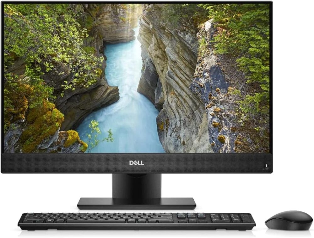 Dell Optiplex 7480 AIO Destop PC, 23.8" 1920x1080 FHD Display, Intel Core i5-10500, 256GB SSD Hard Drive, 8GB RAM, Windows 11 Pro, Black (Renewed)