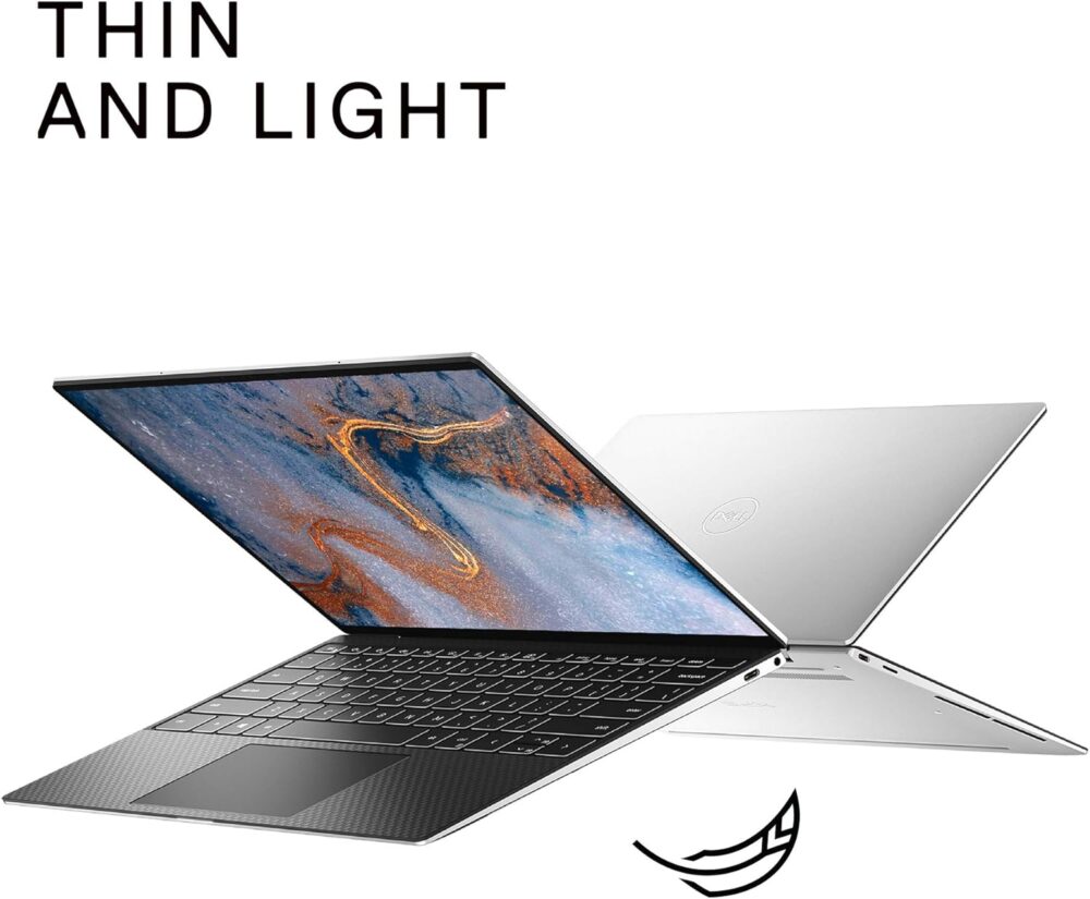Dell New XPS 13 9300 13.4-inch FHD Infinity Edge Touchscreen Laptop, Intel Core i7-1065G7, 16GB RAM, 512GB SSD, Windows 10 Pro, Silver (Renewed) - Image 2