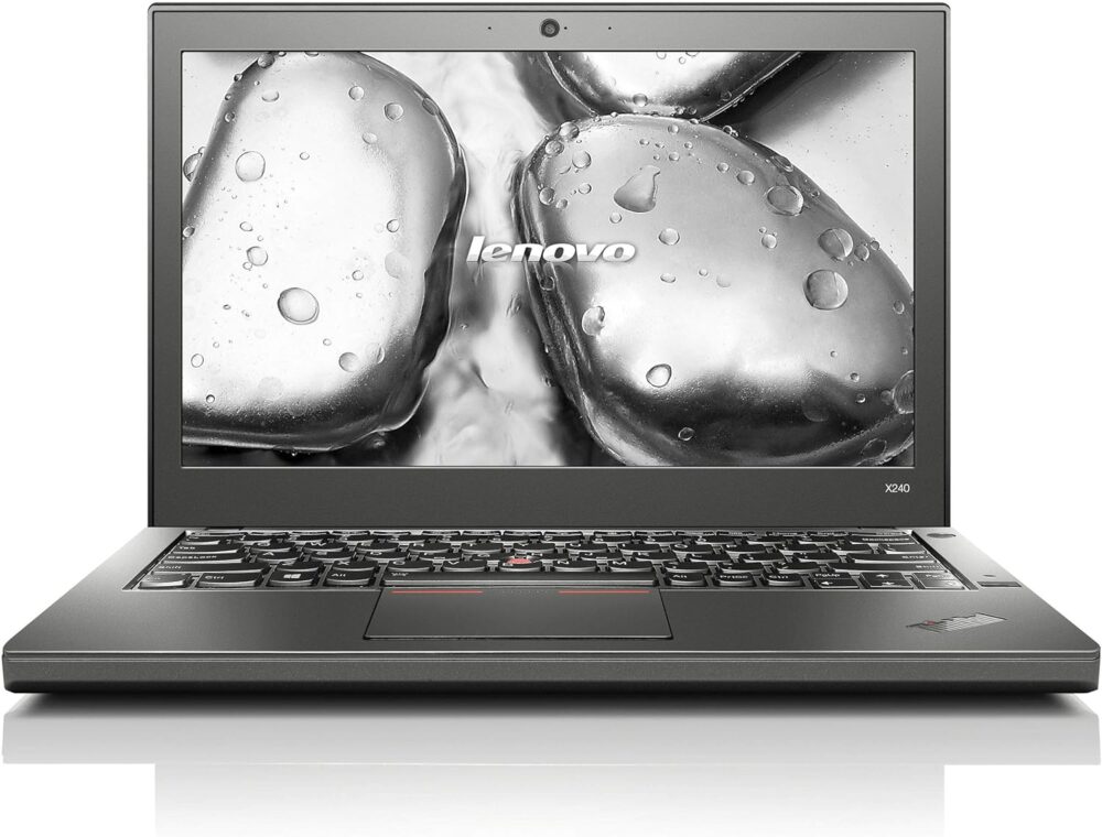 Lenovo ThinkPad X240 12.5in Laptop, Intel Core i5-4300U 1.9GHz, 8GB Ram, 128GB SSD, Windows 10 Pro, Black (Renewed)