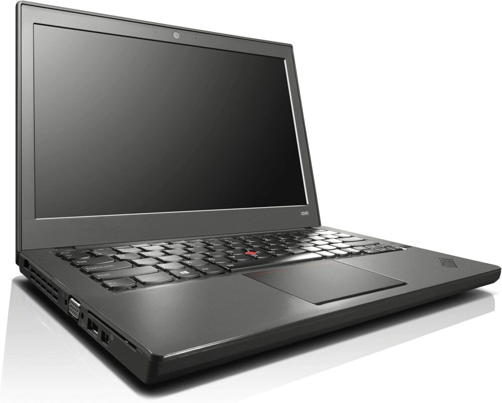 Lenovo ThinkPad X240 12.5in Laptop, Intel Core i5-4300U 1.9GHz, 8GB Ram, 128GB SSD, Windows 10 Pro, Black (Renewed) - Image 2