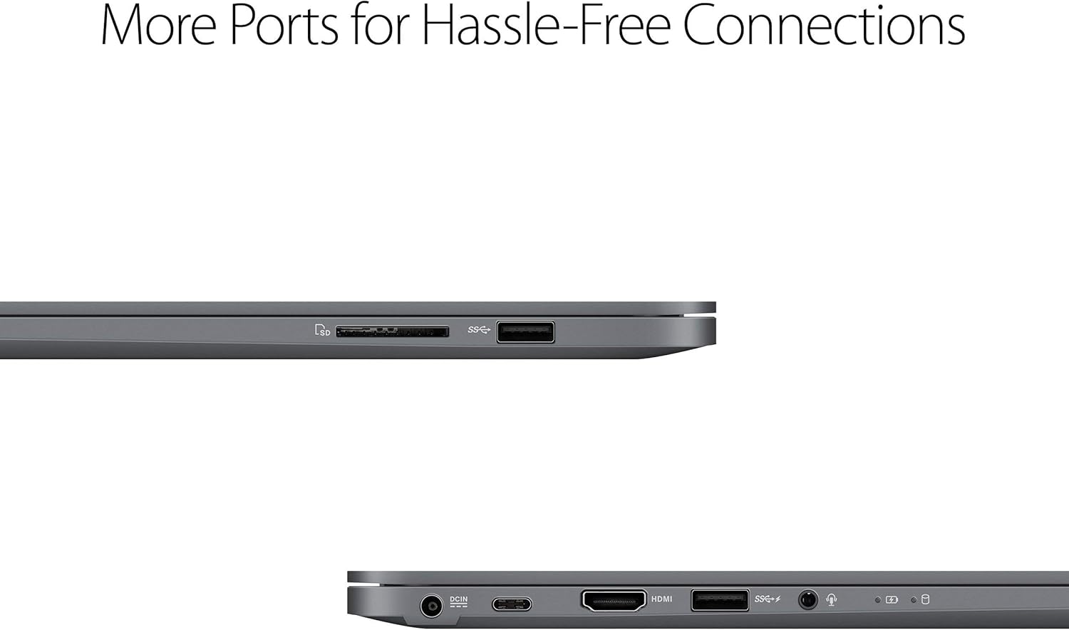 ASUS ExpertBook P5440 Thin and Light Business Laptop, 14 FHD Display, Intel Core i5-8265U, 256GB PCIe NVMe SSD, 8GB DDR4 RAM, Windows 10 Pro, Fingerprint, TPM, Grey (Renewed) - Image 6