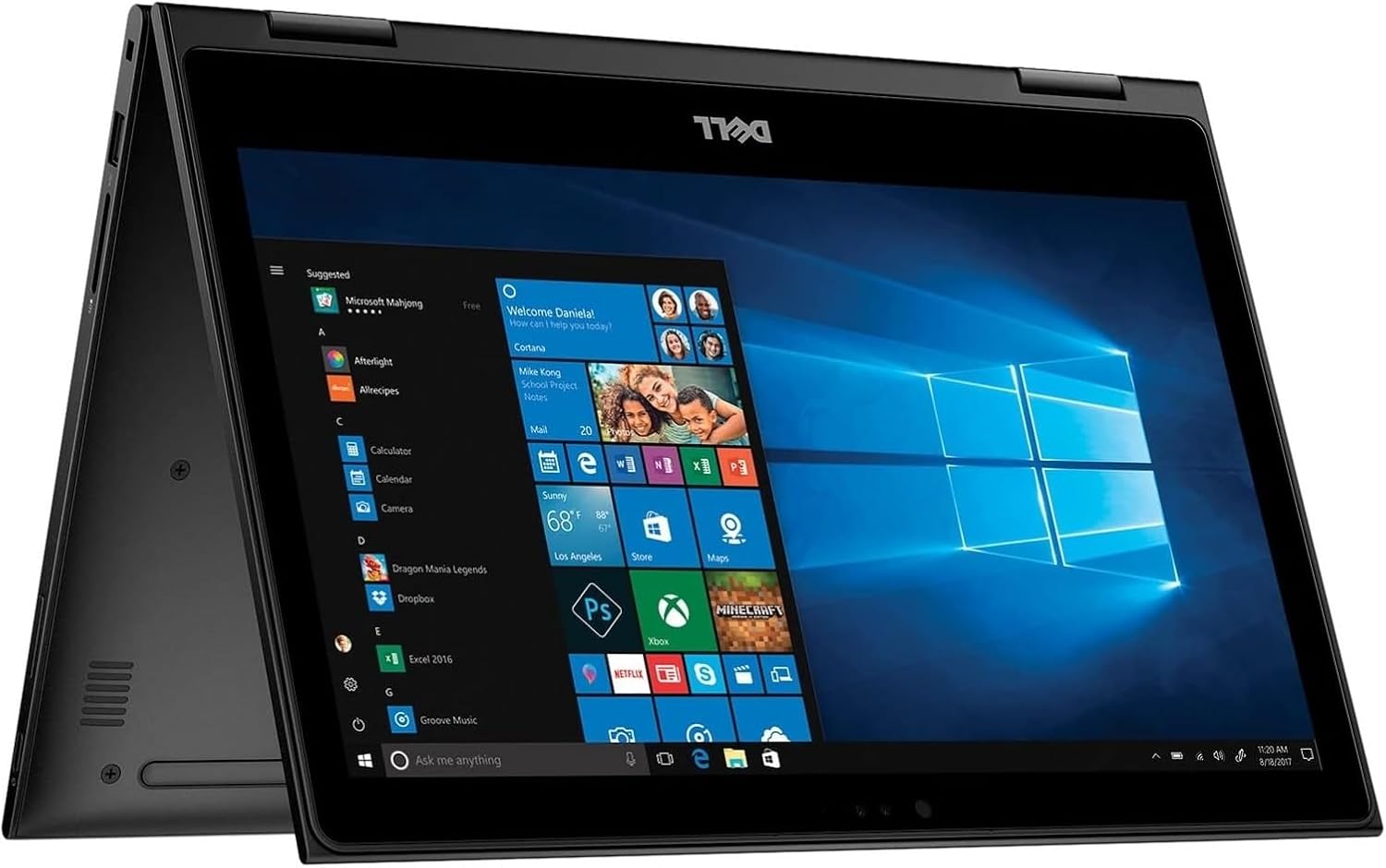 Dell Latitude 3390 2-in-1 Laptop, Intel Core i5-8250U, 8GB Ram, 256GB SSD, Windows11, Black (Renewed) - Image 2