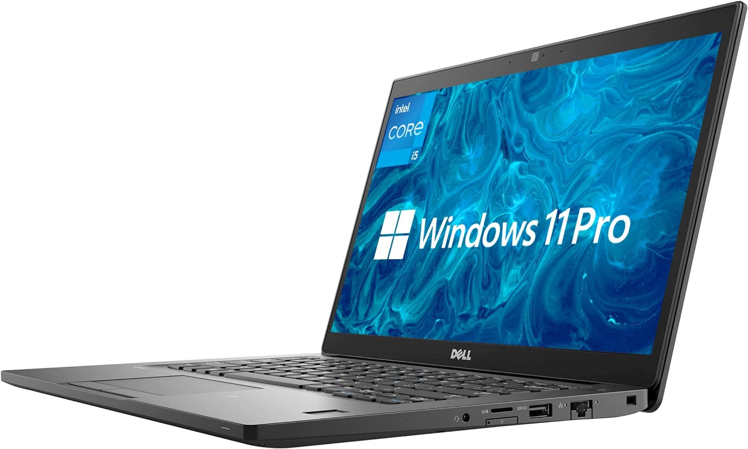 Dell Latitude 7490 Laptop, 14" Business Notebook, Intel Core i5-8250U, 16GB RAM, 256GB SSD, Backlit Keyboard, Windows 11 Pro (Renewed) - Image 3