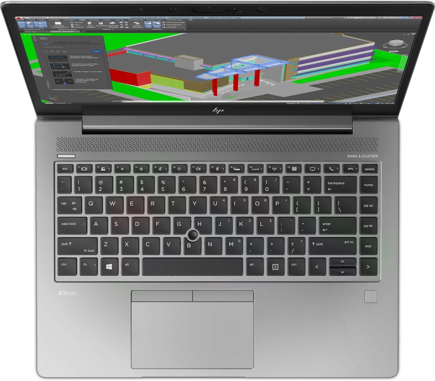HP ZBook 14u G5 Mobile Workstation Laptop, 14" FHD, Intel Core i5-8350U, 16GB RAM, 256GB SSD, Windows 11 Pro (Refurbished Grade C) - Image 4