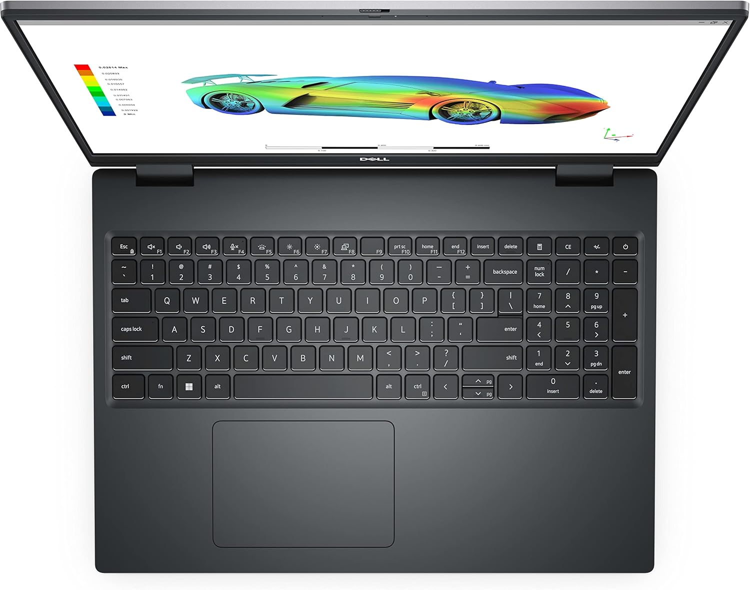 Dell Precision 7670 Workstation Laptop, 16" FHD+ 1920x1200, Intel Core i5-12600HX (12-Core, up to 4.6GHz), 16GB RAM, 512GB SSD, Windows 11 Pro (Renewed) - Image 2