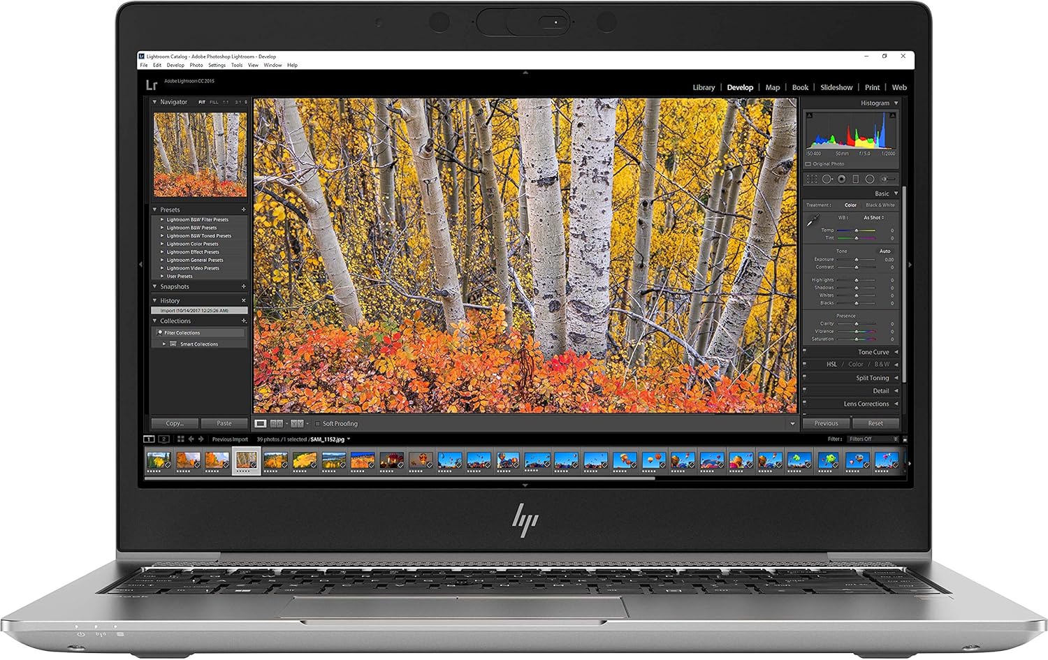 HP ZBook 14u G5 Mobile Workstation Laptop, 14" FHD, Intel Core i5-8350U, 16GB RAM, 256GB SSD, Windows 11 Pro (Refurbished Grade C)