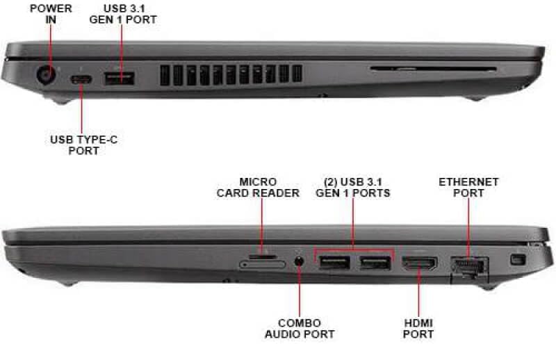 Dell Latitude 5400 Laptop, Intel Core i5 8th Gen, 16GB RAM, 512GB SSD, 14-Inch Full HD Display, Windows 11 Pro (Grade B) - Image 2