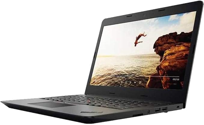 LENOVO Thinkpad E475 Laptop, AMD A10 9600P,8GB Ram, 256GB SSD, Windows 10, Black (Renewed)