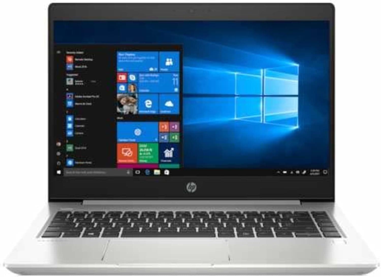 HP ProBook 440 G6 Laptop, 14" 1366x768 HD Display, Intel Core i5-8265U, 256GB SSD Hard Drive, 8GB RAM, Windows 10 Pro, Silver (Renewed)